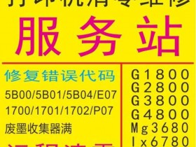 佳能正版清零软件不锁机G2800G2810G3800G4800G3810G1800G2000G1000G3000G4000G2010G3010G1010废墨清零软件5B00