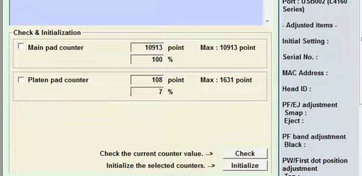 爱普生L4168显示E-11废墨清零软件下载及使用教程