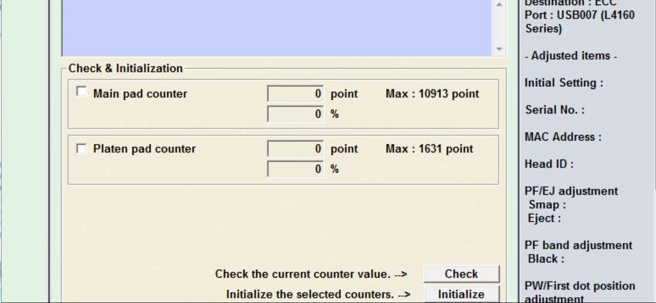 爱普生L4168显示E-11废墨清零软件下载及使用教程